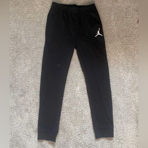 Jordan Kids Black Sweatpants with Logo